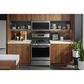 GE Profile 5.6 Cu. Ft. Smart Free-Standing Gas Range and 2.1 Cu. Ft. Over-the-Range Sensor Microwave Oven in Fingerprint Resistant Stainless Steel, , large