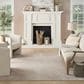 Nourison Exhale 7"10" x 9"10" Mocha and Ivory Area Rug, , large