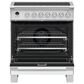 Fisher and Paykel 30" Classic Induction Range with 4 Burners in White, , large