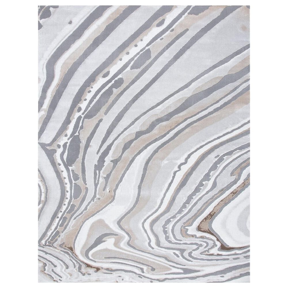 Safavieh Craft CFT843D 8" x 10" Gold and Grey Area Rug, , large