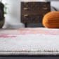 Safavieh Aria ARA193Q 8" x 10" Ivory and Red Area Rug, , large