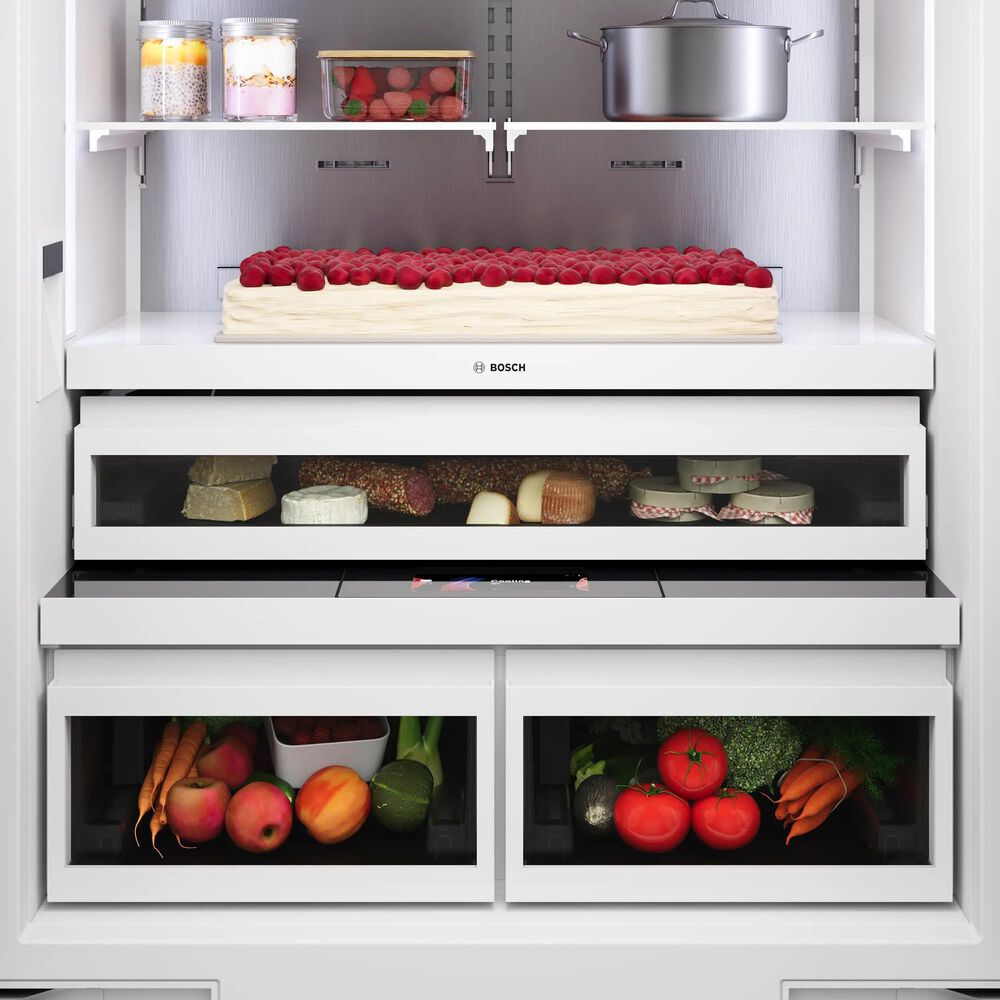Bosch Benchmark 20.1 Cu. Ft. Built-in Bottom Freezer Refrigerator in Panel Ready, , large