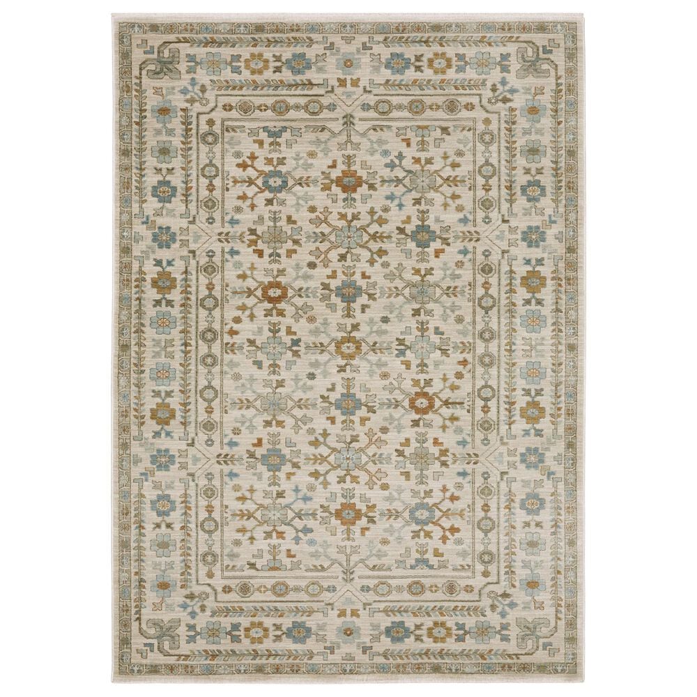 Oriental Weavers Maeve Ivory and Blue 2"3" x 7"6" Runner, , large