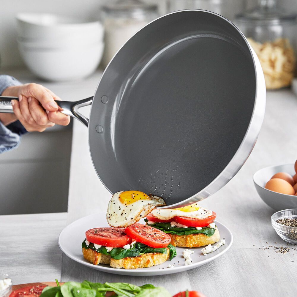 Green Pan GP5 13-Piece Cookware Set in Stainless Steel, , large