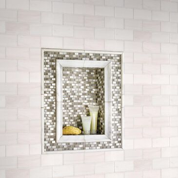 MS International Bianco Dolomite Subway White 3" x 6" Natural Stone Tile, , large