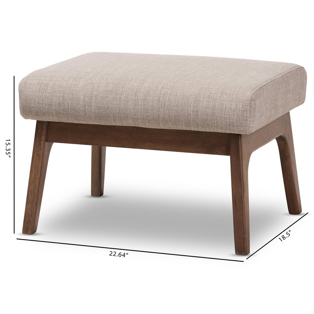 Baxton Studio Bianca Ottoman in Light Grey, , large