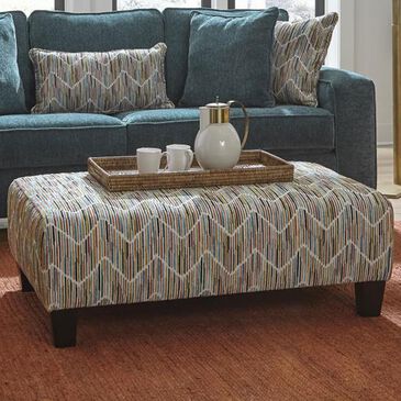 Albany Furniture Lexington Cocktail Ottoman in Confetti, , large