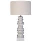 Classy Art Wholesalers Sculpted Drift Table Lamp in Distressed White, , large