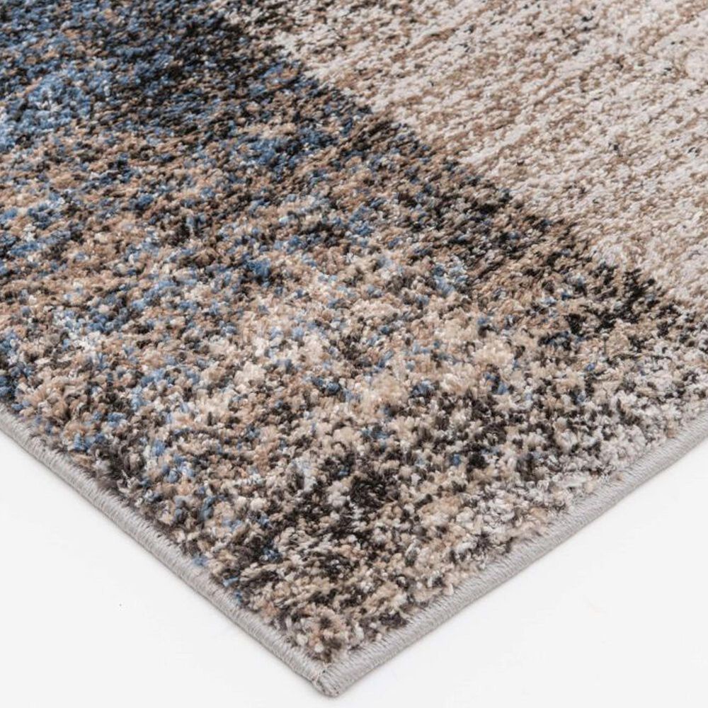 Central Oriental Structures Georgia Rain Mink and Dusk 9'10" x 12'10" Area Rug, , large