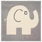 Safavieh Carousel CRK165 4" Square Grey and Ivory Kids  Area Rug, , large