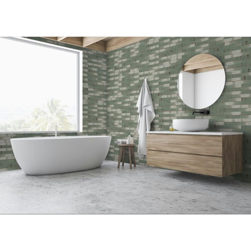 Emser Metamor Tikal 8" x 9" Glazed Porcelain Tile, , large