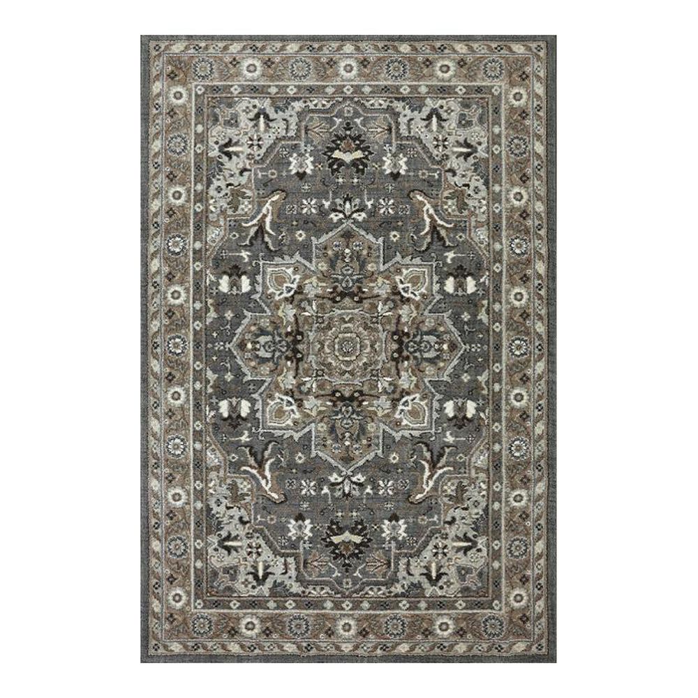 Karastan Euphoria Rhodes 90272 5"3" x 7"10" Ash Grey Area Rug, , large