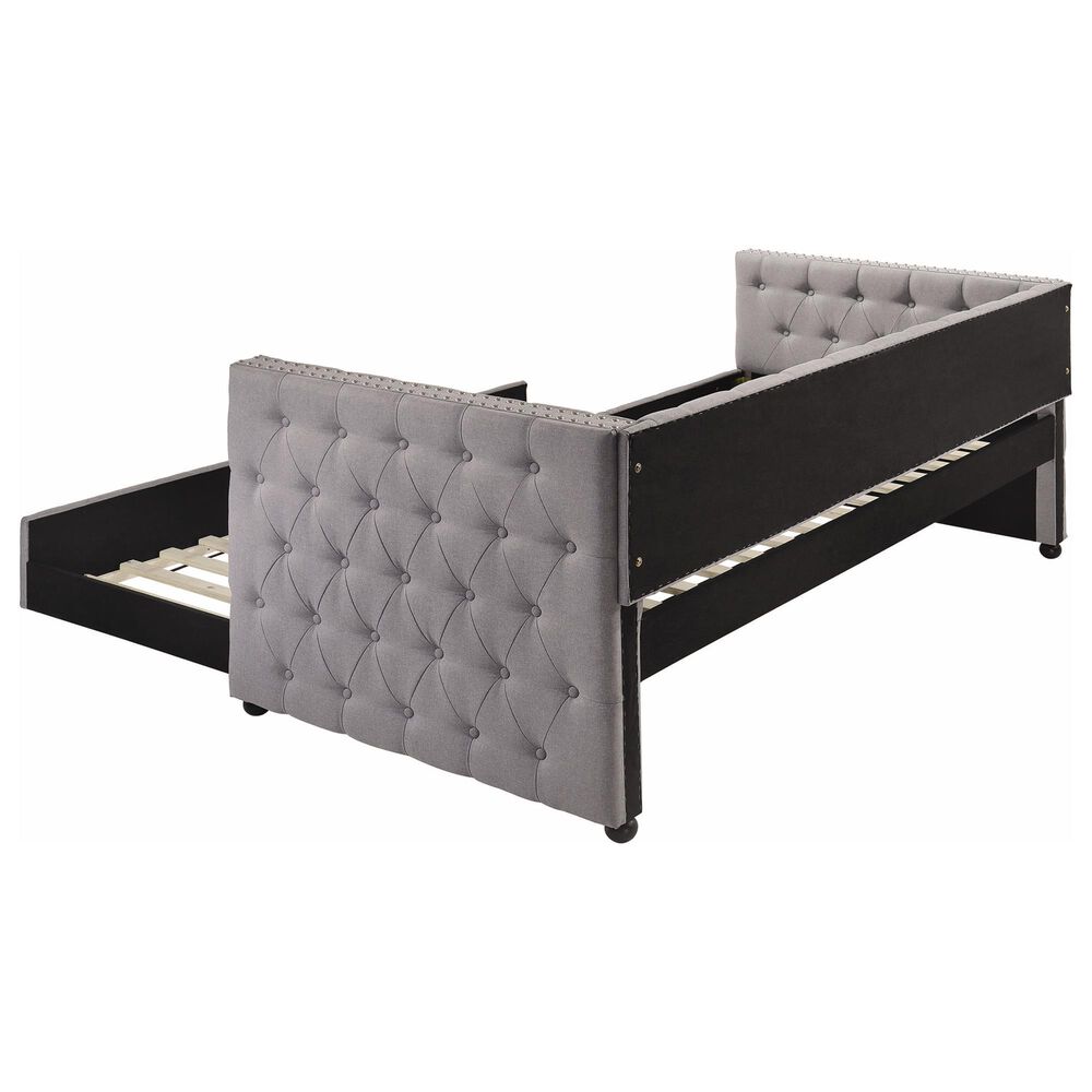 Pacific Landing Mockern Twin Daybed with Trundle in Grey, , large