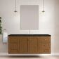 James Martin Laurent 60" Single Bathroom Vanity in Honey Oak with 3 cm Phantome Eclos Top and Rectangular Sink, , large