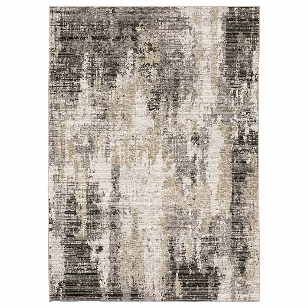 Oriental Weavers Nebulous Galaxy 2"3" x 7"6" Grey Runner, , large