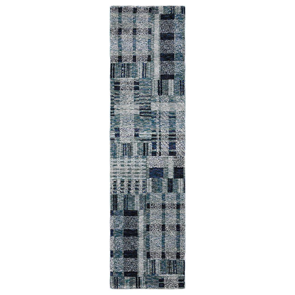 Oriental Weavers Atlas Geometric 752B0 2"3" x 8" Blue Runner , , large