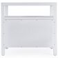 Butler Specialty Company Nora 2-Drawer Wide Nightstand with Open Shelf in Textured White, , large