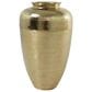 Maple and Jade 20" Decorative Vase with Hammered Top in Brushed Gold, , large
