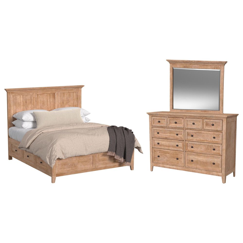 Hawthorne Furniture San Mateo 3-Piece King Storage Bedroom Set in Wheat, , large