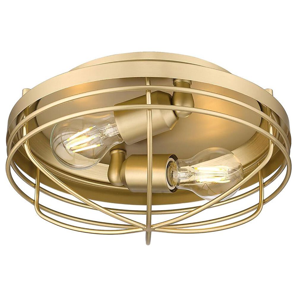 Golden Lighting Seaport Flush Mount in Brushed Champagne Bronze, , large