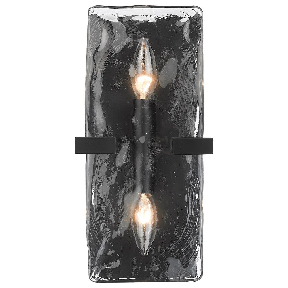 Golden Lighting Aenon 2-Light Wall Sconce in Matte Black, , large