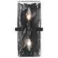 Golden Lighting Aenon 2-Light Wall Sconce in Matte Black, , large