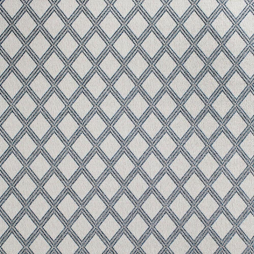 Central Oriental New Zealand Diamond 7&#39;10&quot; x 9&#39;10&quot; Ecru and Granite Area Rug, , large