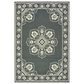 Oriental Weavers Marina 7764E 7"10" x 10"10" Grey and Ivory Area Rug, , large