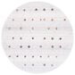 Safavieh Marrakesh Southwestern 6"7" Round Grey and Light Grey Area Rug, , large