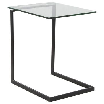 Lumisource Zenn End Table in Black and Clear, , large