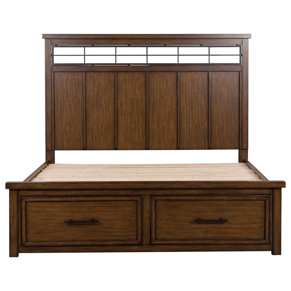 Ashley Taffenbrook California King Storage Bed in Medium Brown, , large