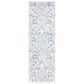 Safavieh Micro-Loop MLP532M 2"3" x 11" Blue and Ivory Runner, , large