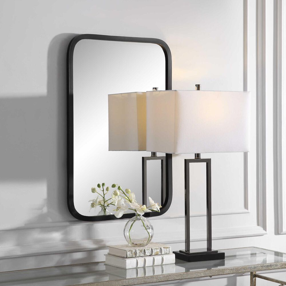 Salt &amp; Light 30&quot; x 20&quot; Wall Mirror in Matte Black, , large