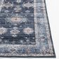 Central Oriental Rugease Velveteen Raquel Navy and Light Blue 7"6" x 9"6" Area Rug, , large