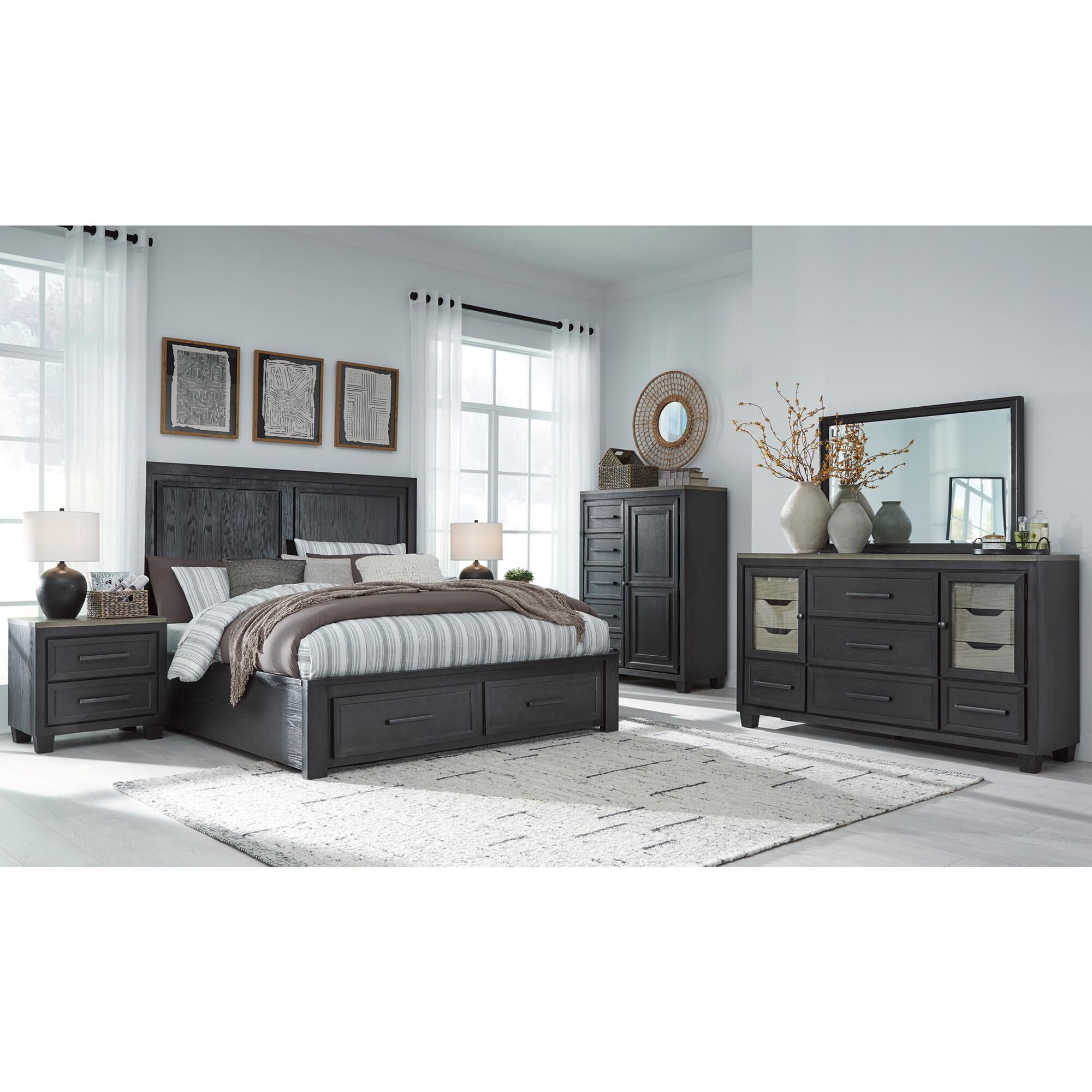 Millennium shop bedroom set