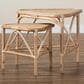 Baxton Studio Jayden 2-Piece Nesting End Table Set in Natural Brown, , large