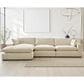 Ashley Elyza 3-Piece Left Facing Sectional with Chaise in Linen, , large