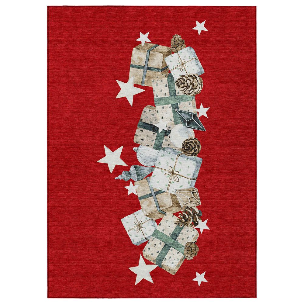 Dalyn Rug Company Wonderland WN33 Red 3&#39; x 5&#39; Area Rug, , large