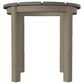 Telescope Casual Furniture Outdoor Round End Table in Boardwalk and Storm, , large