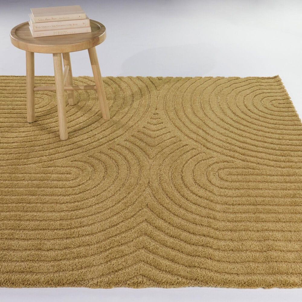 Balta Rugs Caserio 5&#39;3&quot; x 7&#39; Gold Area Rug, , large