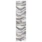 Safavieh Cyrus Shag CYR118G 2"2" x 9" Grey and Beige Runner, , large