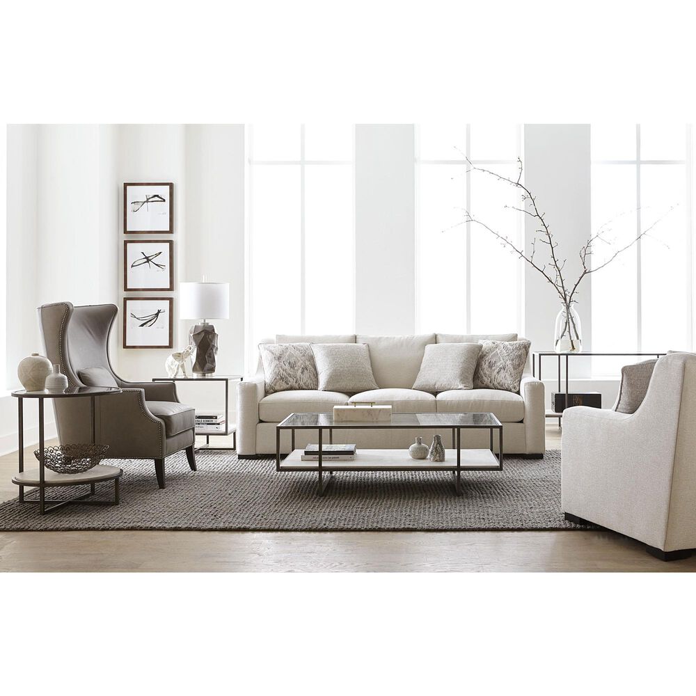 Bernhardt Germain Accent Chair in White and Cream, , large