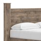 Ashley Rusticott King Poster Bed in Brown, , large