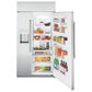 Cafe 24.5 Cu. Ft. Smart Built-in Side-by-Side Refrigerator with Dispenser in Stainless Steel, , large