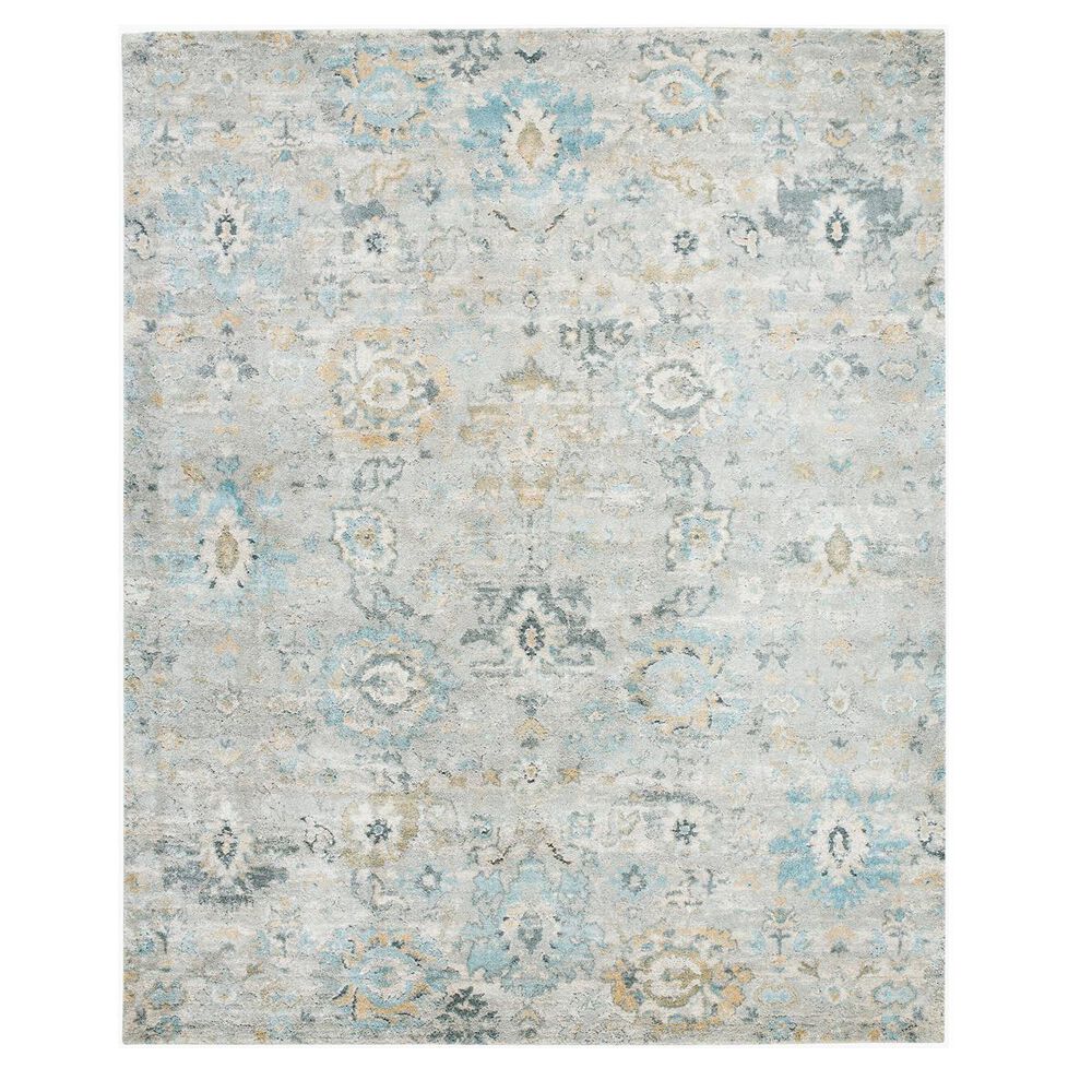 Surya Avellino 2" x 2"11" Light Gray, Light Beige, Tan, Deep Teal, Gray and Light Olive Area Rug, , large