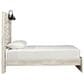 Ashley Cambeck Twin Panel Bed in Whitewash with Lighting, , large