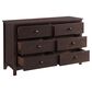Oxford Baby Universal 6 Drawer Dresser in Brown Espresso, , large