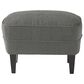 Noble House Tafton Club Chair with Ottoman in Gray, , large