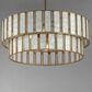 Maxim Lighting Miramar 6-Light Chandelier in Capiz and Natural Aged Brass, , large