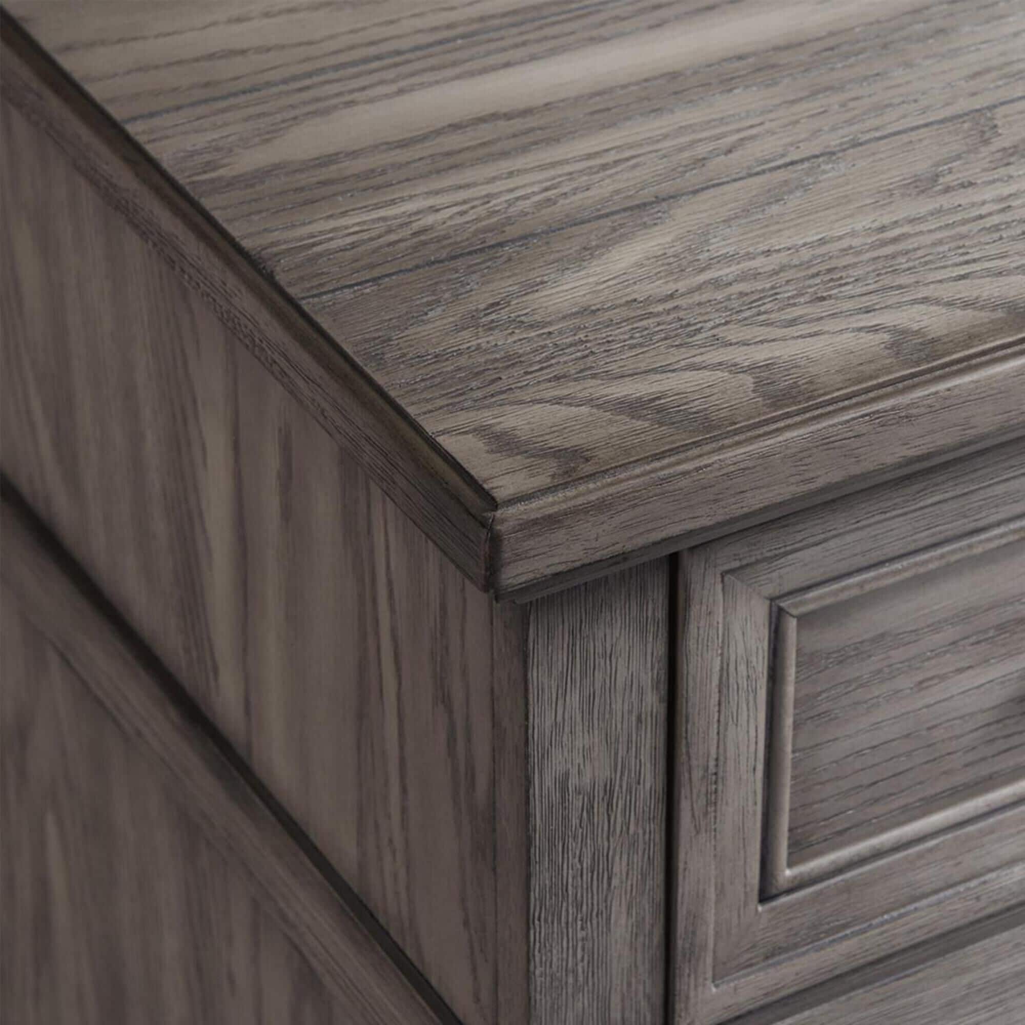 Hawthorne Furniture Forge 2 Drawer Nightstand in Pewter Nebraska
